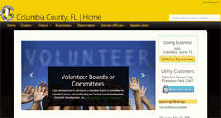 Desktop Screenshot of columbiacountyfla.com